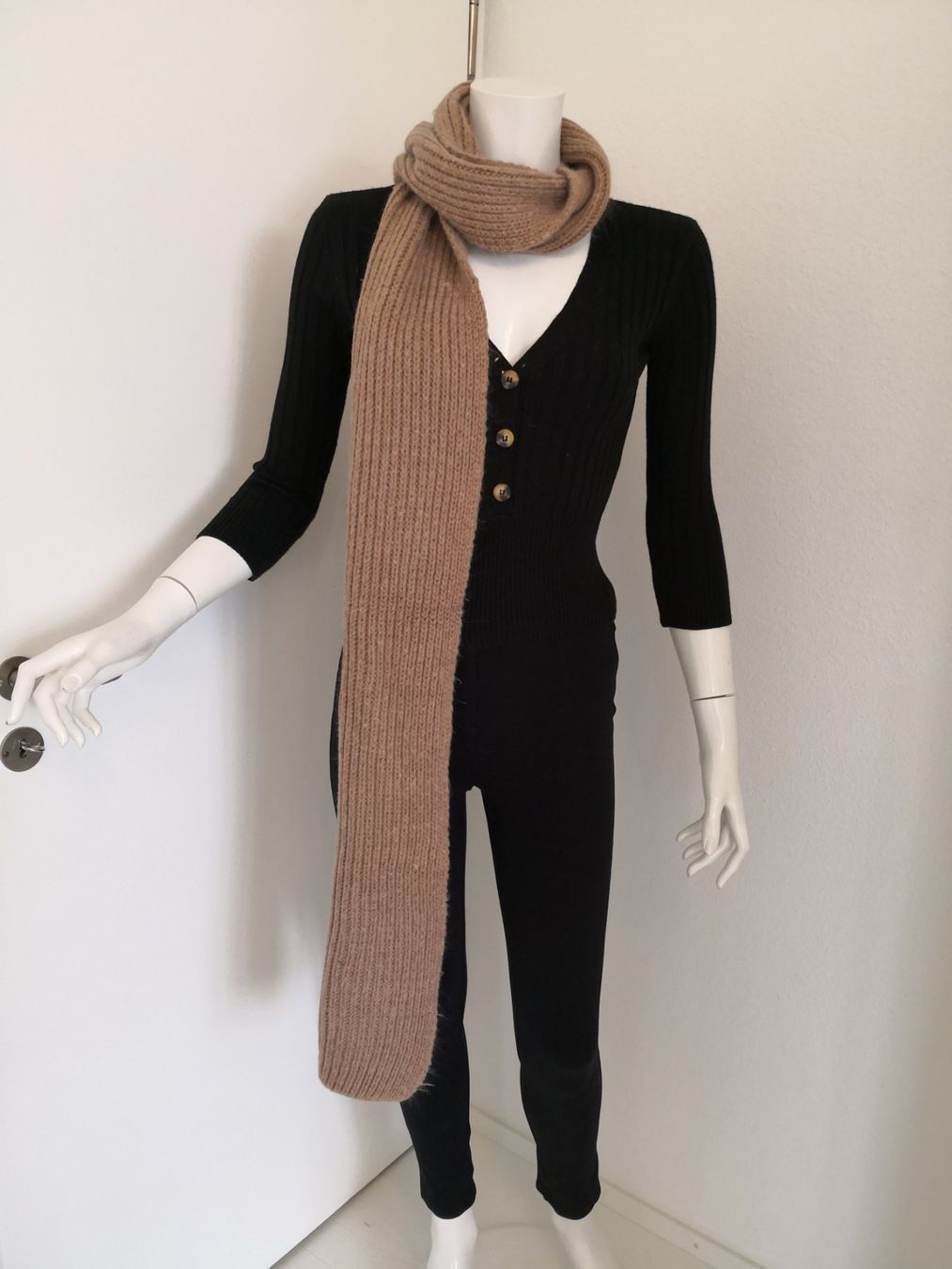 Foulard & Sciarpe: 🤩STRICK-SCHAL BEIGE – Usato da Olten venduto da Naja-Twins-Twins 6