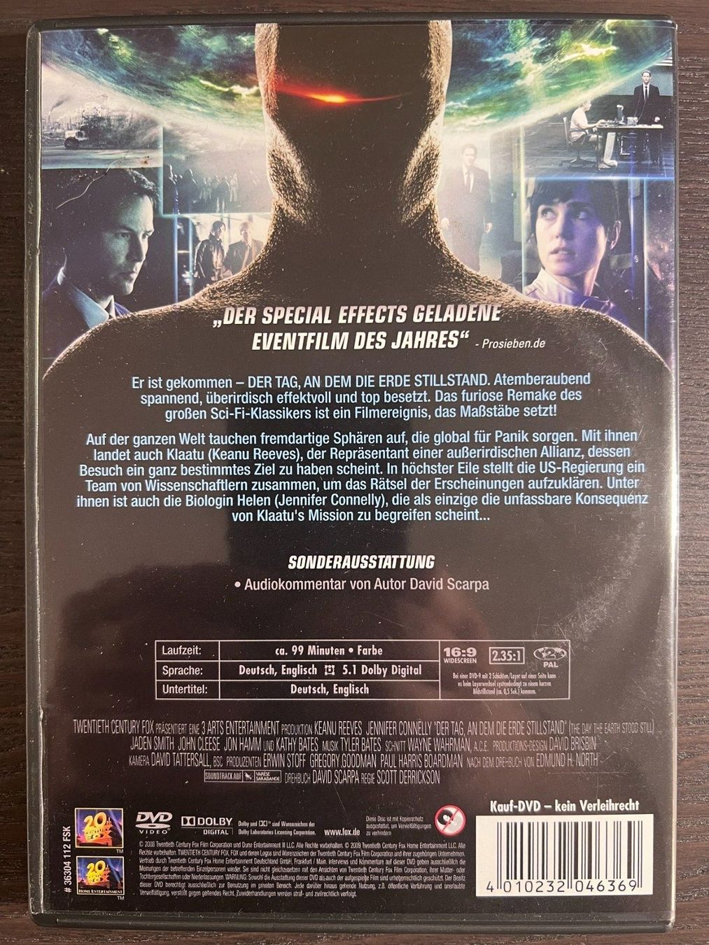 Alle DVDs: Der Tag, an dem die Erde stillstand – Gebraucht aus Zürich von FilmFreunde 1