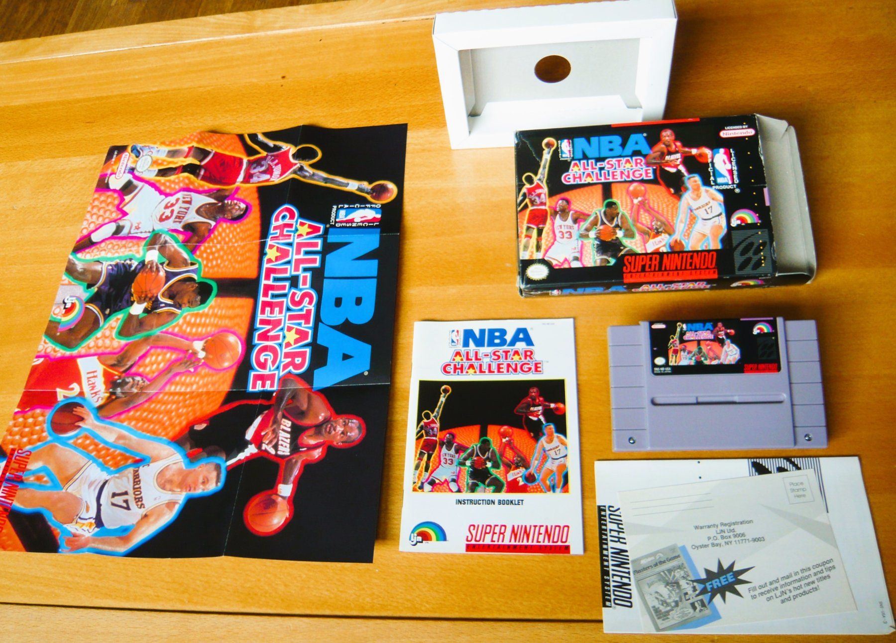 Nintendo Spiele: SNES: NBA All Star Challenge, CIB + Poster – Gebraucht aus Onex von Jaguar1986 3