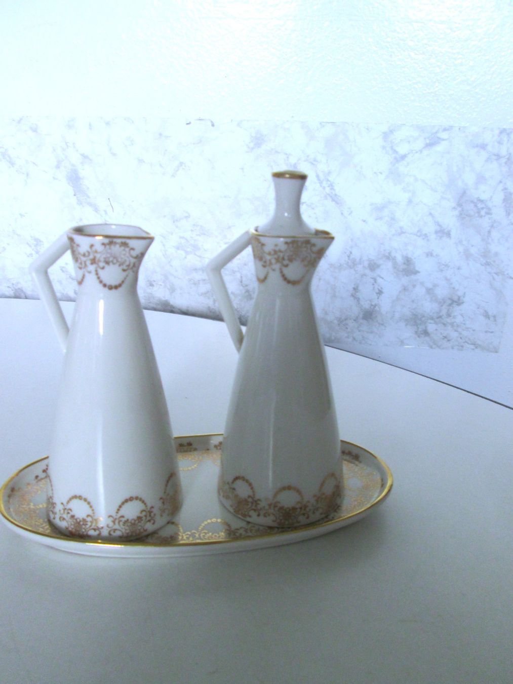 Set di piatti: Öl- und Essig-Set, Alte – Difettoso da Sementina venduto da babucia 1