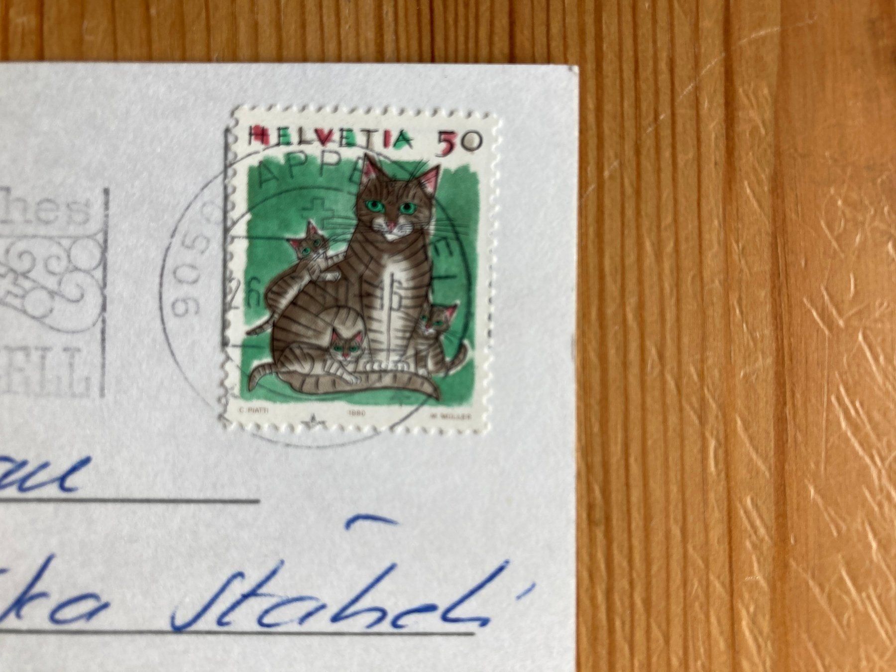 Cartoline postali: Steinegg - Blick vom Eggli - AK 1990 – Usato da Oberuzwil venduto da Henri09 1
