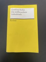Gottfried Keller Die missbrauchten Liebesbriefe Reclam