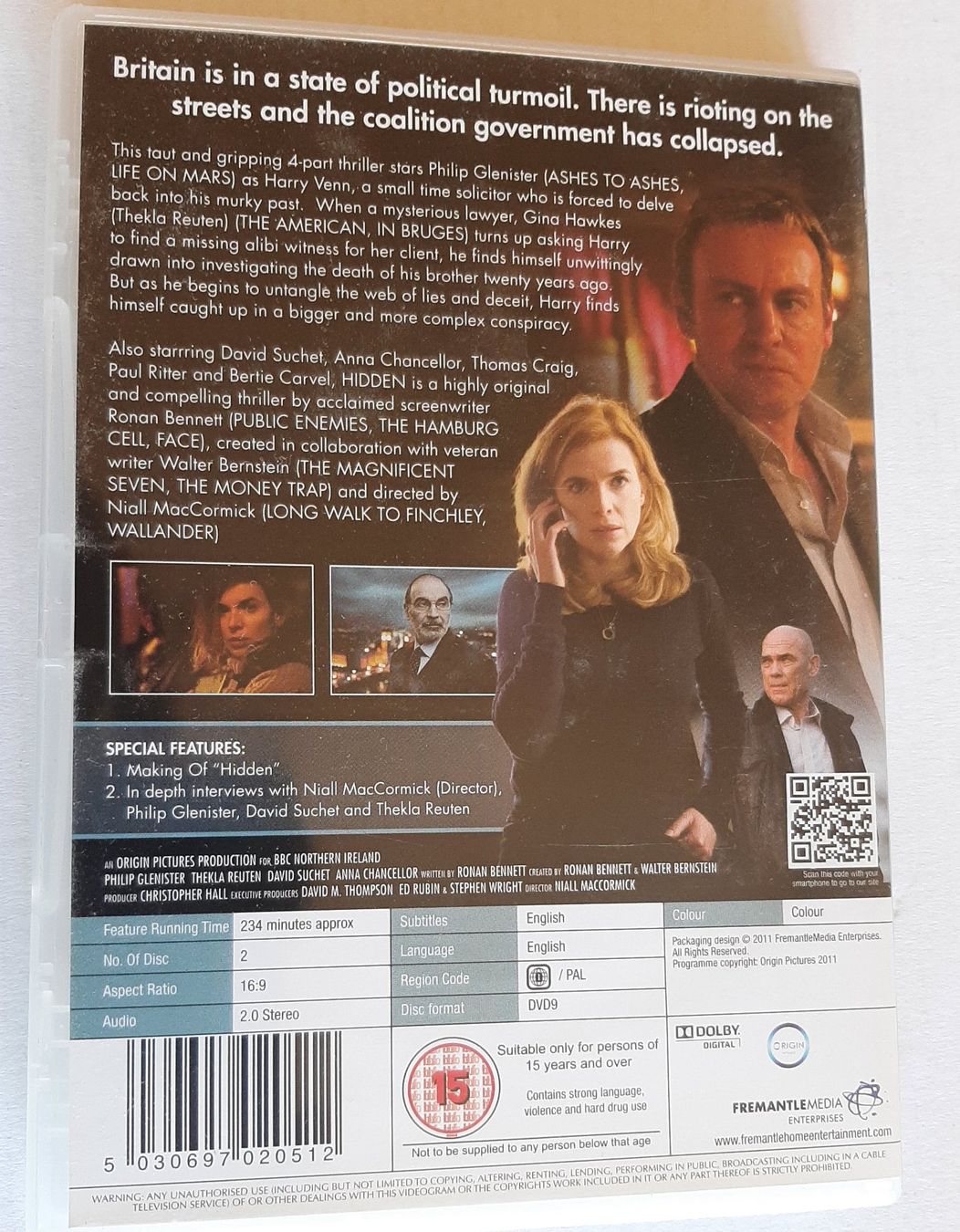 Tutti i DVDs: HIDDEN - Captivating British Thriller Mini Series TV 2 DVDs – Usato da Genève venduto da Cockattoo 1