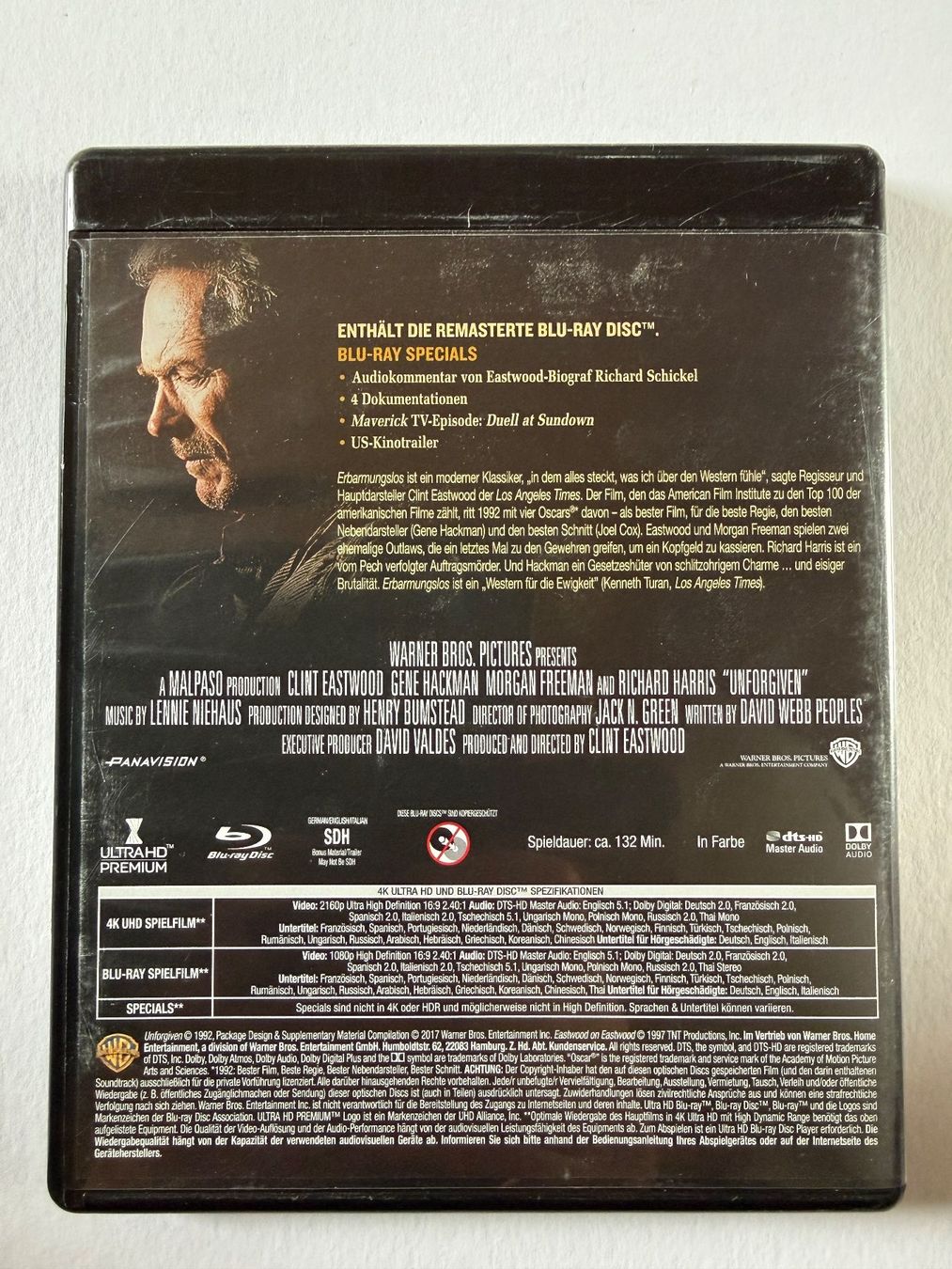 Tutti i DVDs: 4K UltraHD Blu-Ray Erbarmungslos – Usato da Gasel venduto da Alter_Ego 1