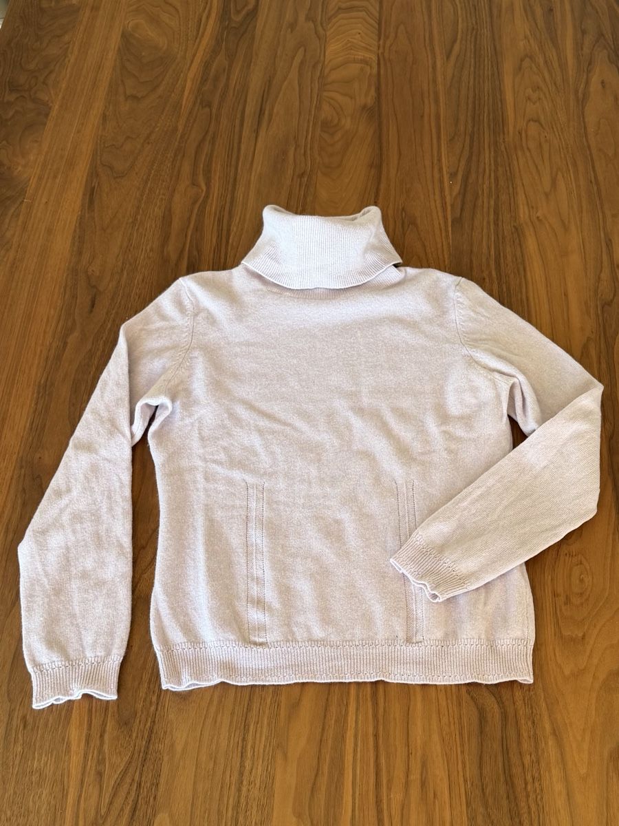 Pulls & Sweat-shirts: Cashmere Rollkragenpullover rosa Gr. S – D'occasion à Zürich par blancali 1