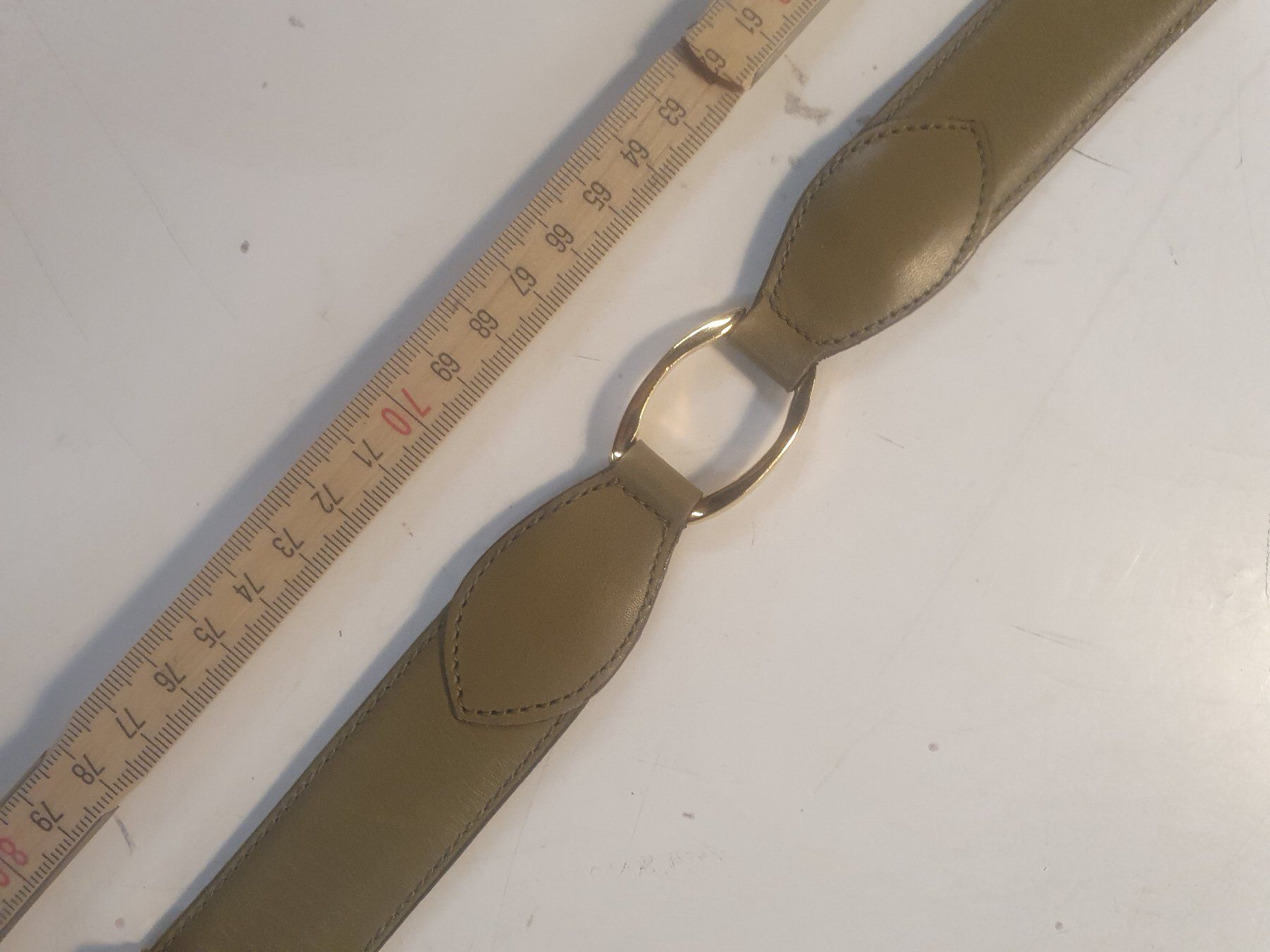 Cinture: Damengurt 3 Teilig oliv 80 cm – Usato da Zürich venduto da loosebone 3