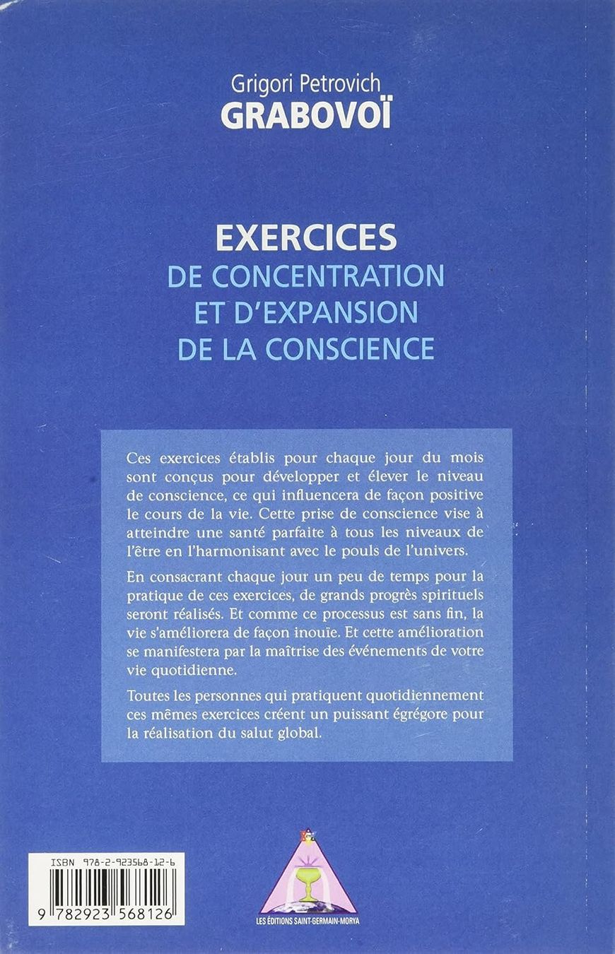 Bücher: Exercices de concentration et d'expansion de conscience – Gebraucht aus Neuchâtel von Dualseele 1