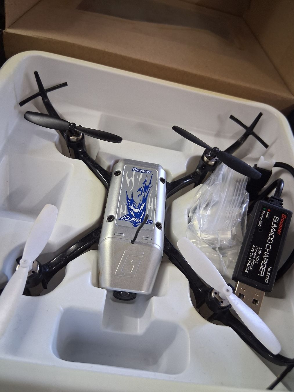Graupner Modellismo RC: Graupner Alpha 110 FPV Drohne – Nuovo (secondo la descrizione) da St. Gallen venduto da SchweizoMat
