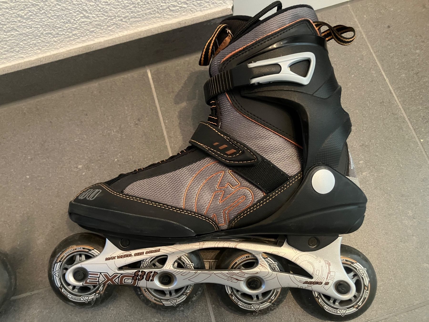 K2 Pattini in linea & Pattini a rotelle: Inlineskates K2 Exo80 Grösse 43.5 – Usato da Dübendorf venduto da SwissAirforceDUB 2