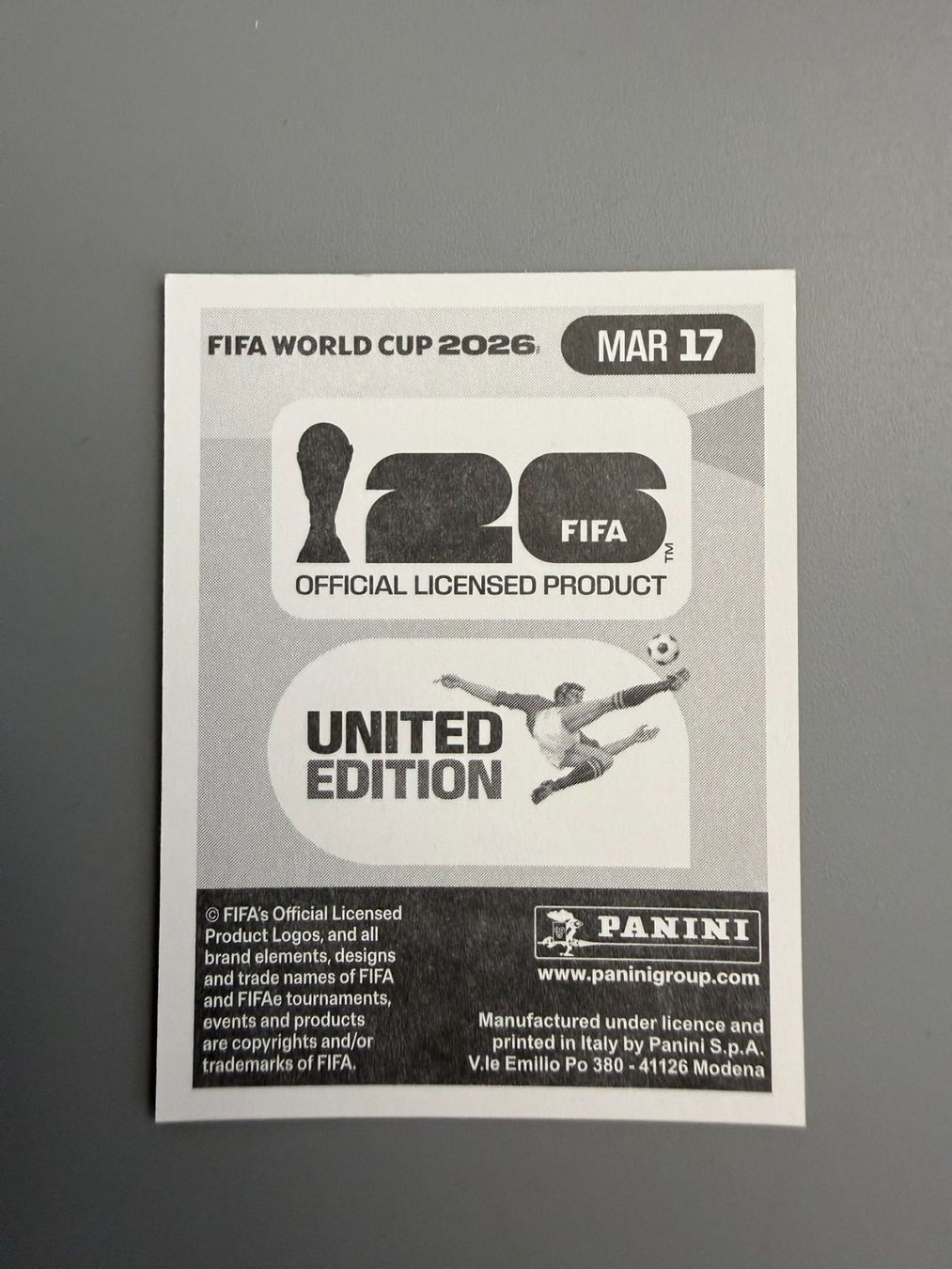 Panini Cartes à collectionner: Panini Abde Ezzalzouli MAR17 – D'occasion à Liebefeld par Ronaldo-1996 1
