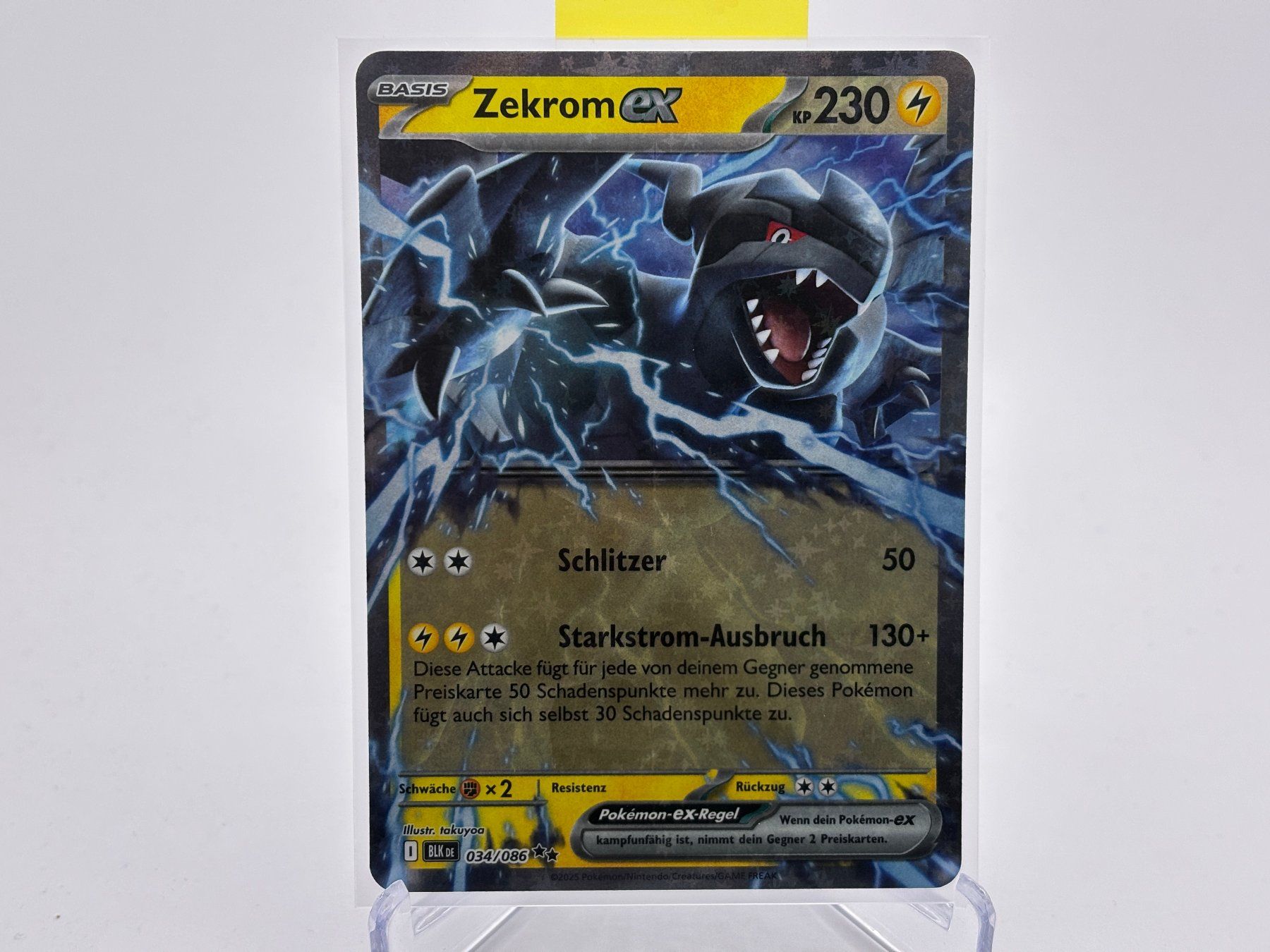 Pokémon Carte collezionabili: Schwarze Blitze - Zekrom ex  (BLK 34) - DE – Nuovo (secondo la descrizione) da Allschwil venduto da Bullach