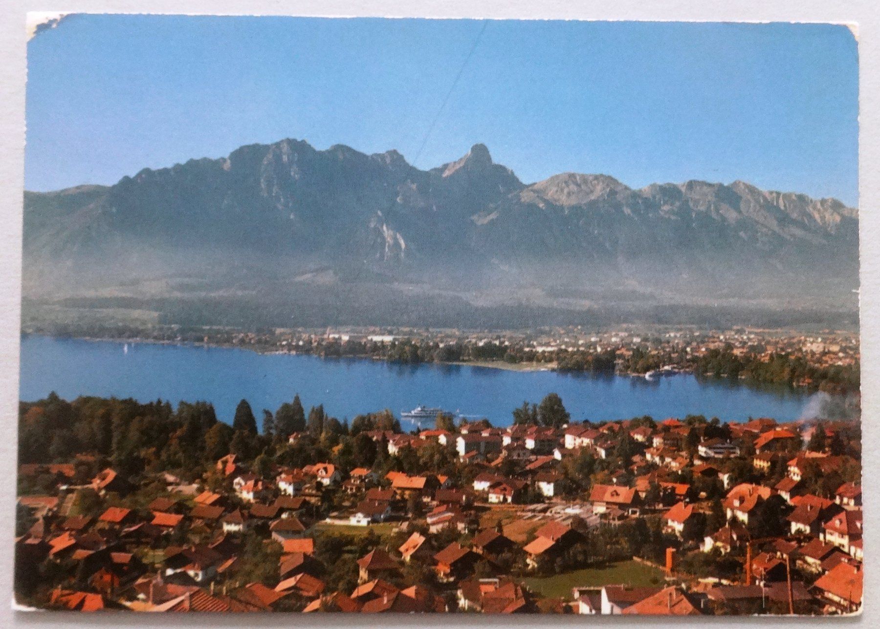 Cartoline postali: Hünibach am Thunersee – Difettoso da Fétigny venduto da Billy2miny