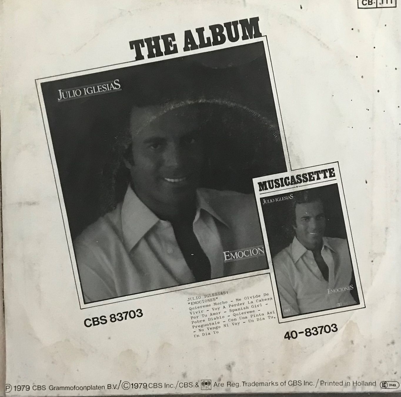 Dischi in vinile: JULIO IGLESIAS - QUIEREME MUCHO – Usato da Bussigny venduto da vinyl-pas-cher 1