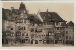 SH 34 Foto-AK Stein am Rhein Alte Häuser