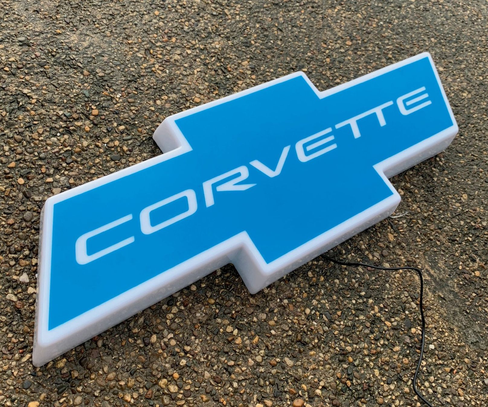 Lampade: CORVETTE LED Leuchtreklame Vintage Style – Nuovo e nell'imballaggio originale da Aarburg venduto da SwissVintageWorld 1