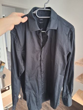Ausgehhemd Schwarz OVS Grösse L