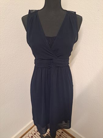 Dunkelblaues Kleid von Naf Naf, Gr. 42