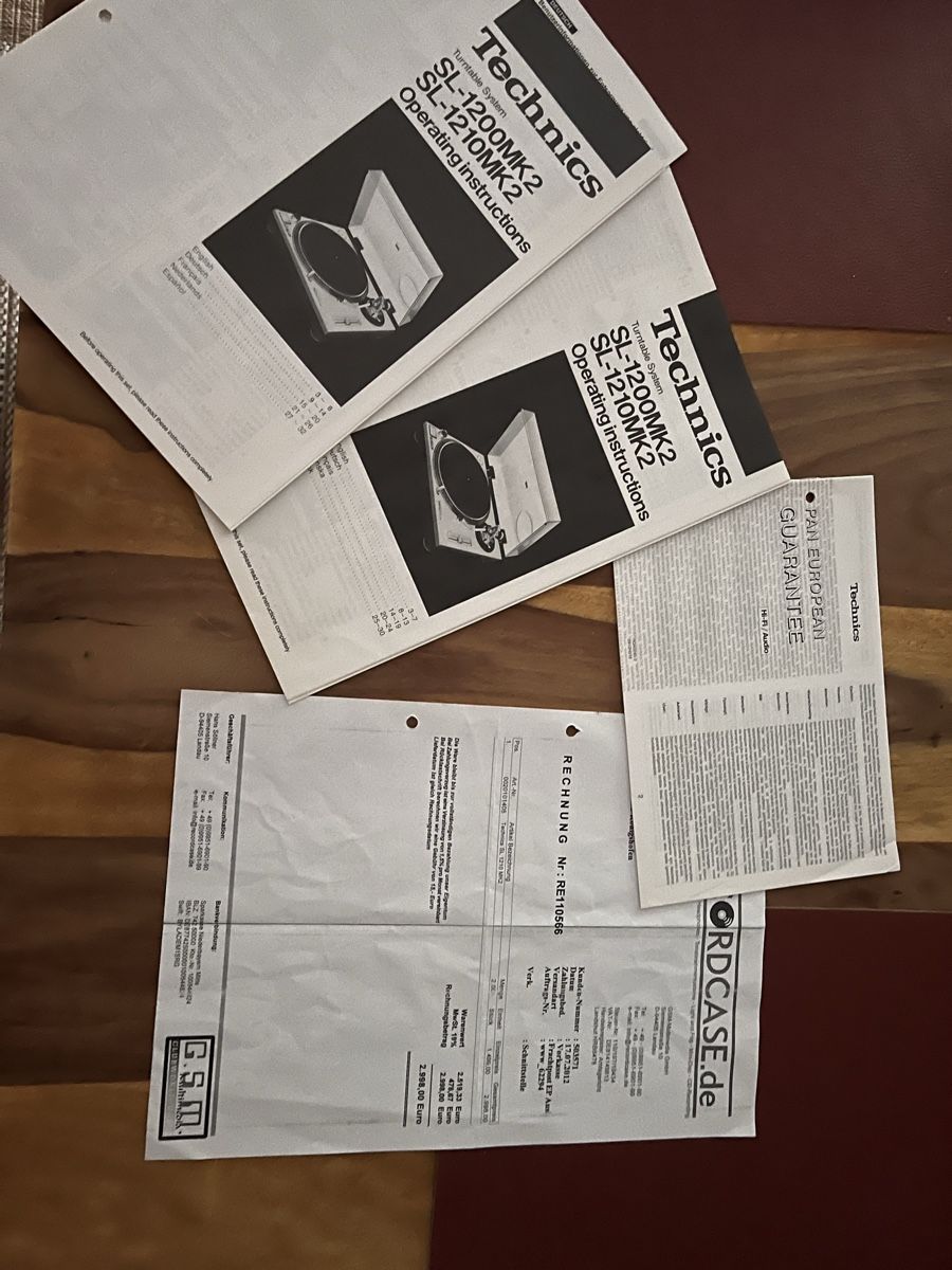 Technics Plattenspieler: 2 Technics 1210 Mk2, erste Hand. – Neu (gemäss Beschreibung) aus Burgdorf von fab_k87l 4