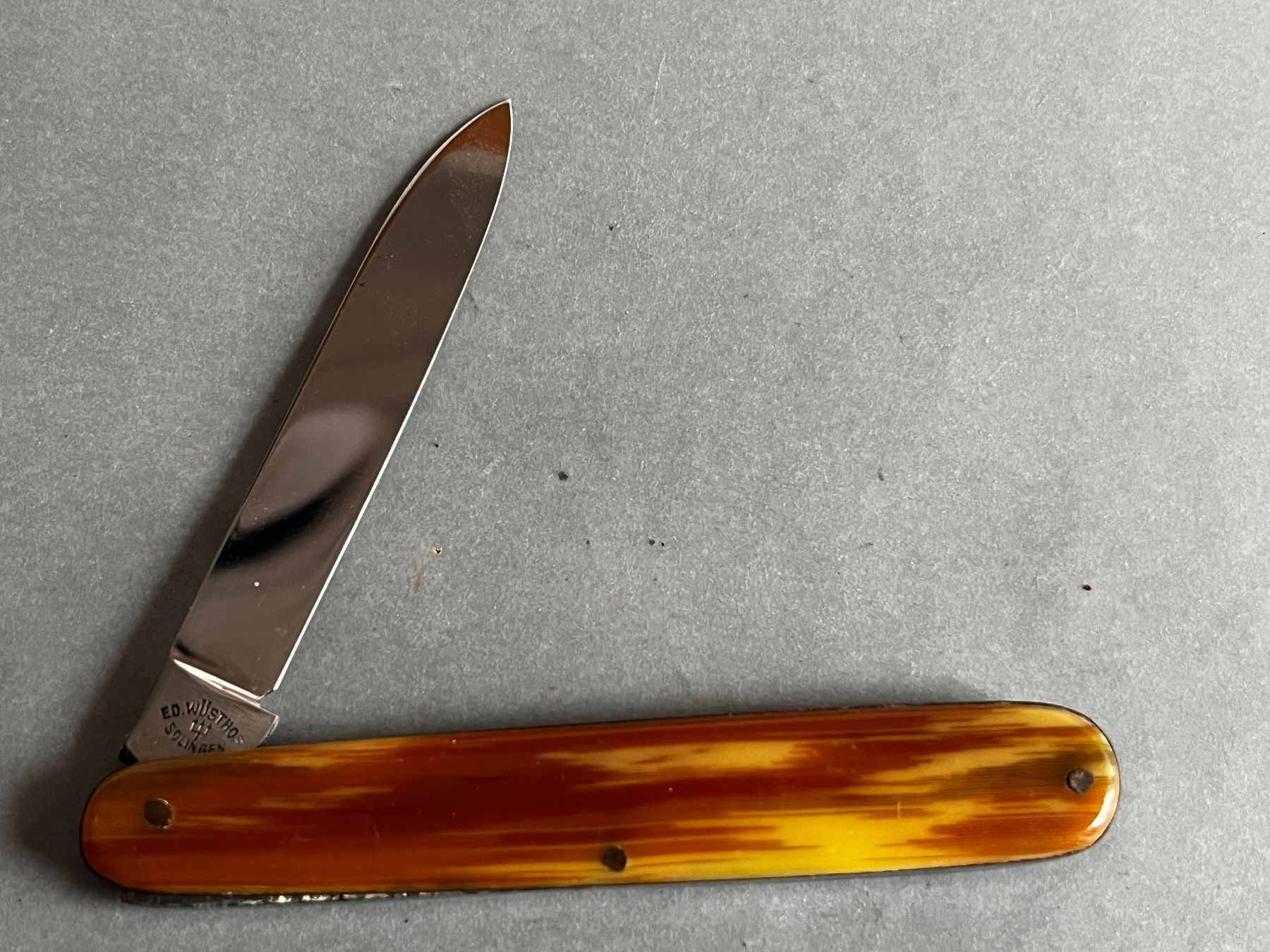 Solingen Coltelli tascabile: Altes Sackmesser Wüsthof/Solingen 93 mm – Usato da Zürich venduto da FV.vintage 1