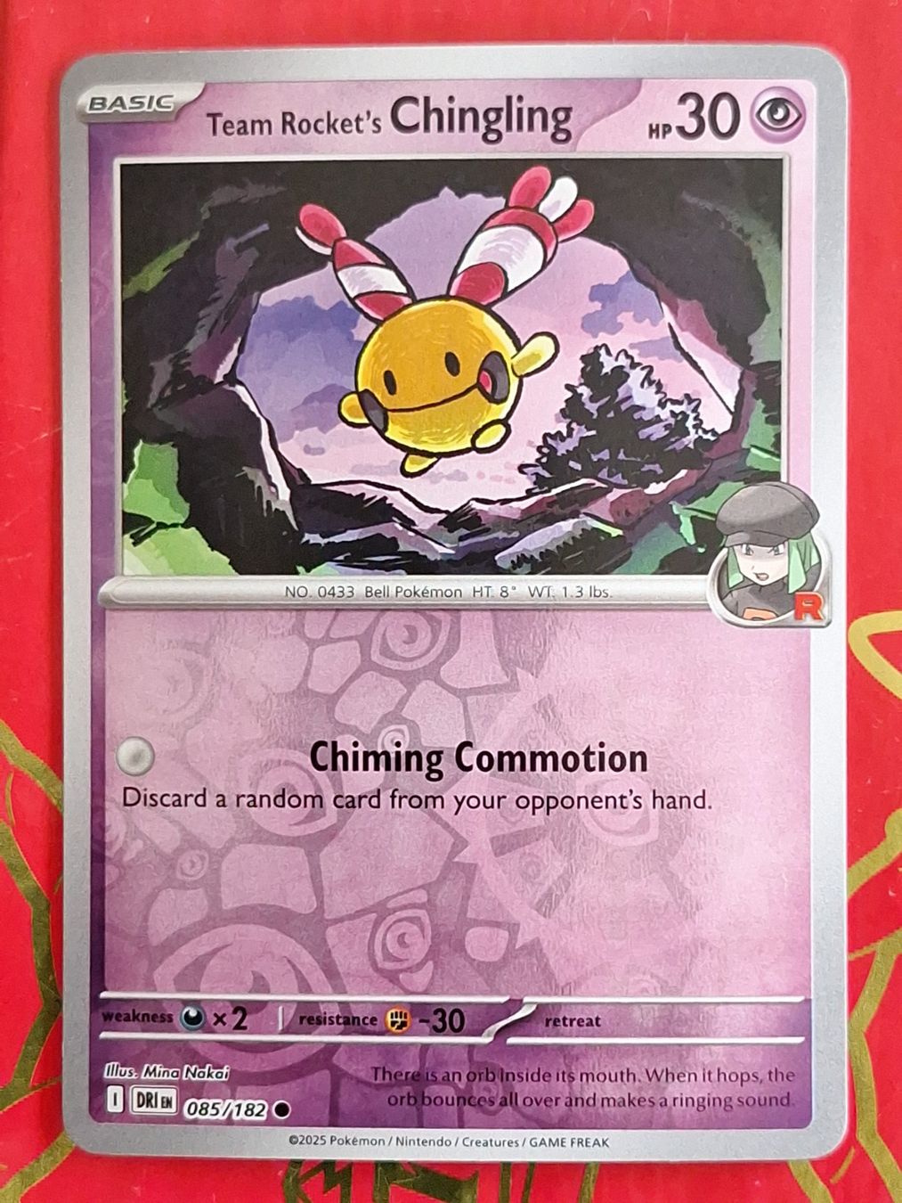 Pokémon Carte collezionabili: Team Rocket's Chingling - Reverse Holo Destined Rivals – Usato da Altstätten SG venduto da GGsGameshop