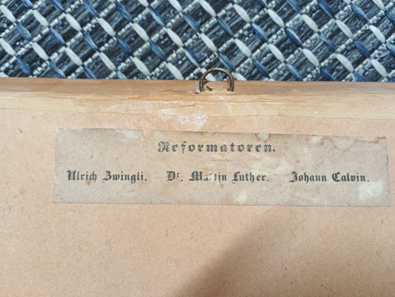 Foto & Immagini: Historisches Lamellenbild von drei Reformatoren – Usato da Herisau venduto da mda_lzj9 3