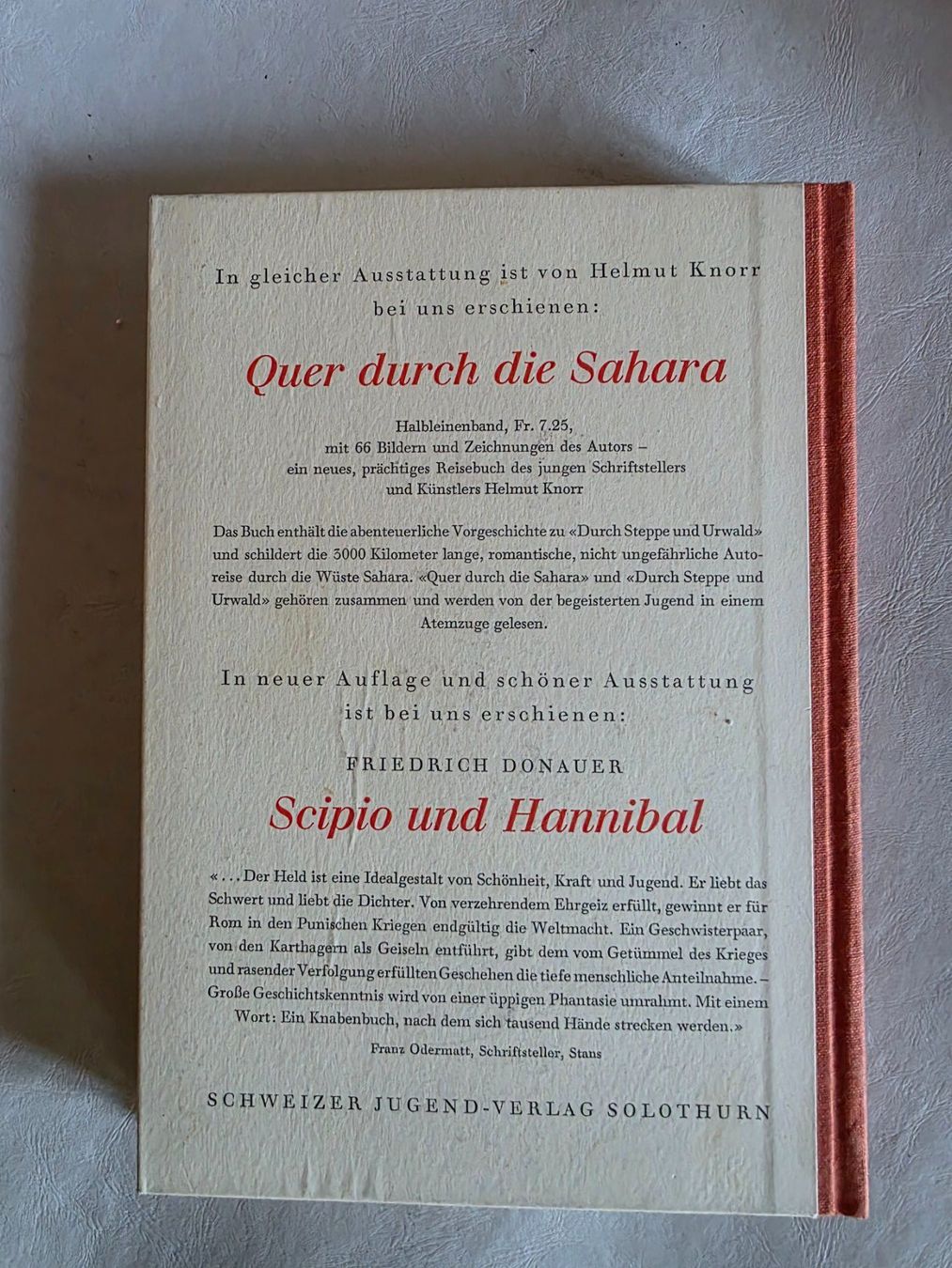 Libri: Durch Steppen und Urwald - Helmut Knorr - 1954 – Usato da Walterswil BE venduto da Lonitti 8