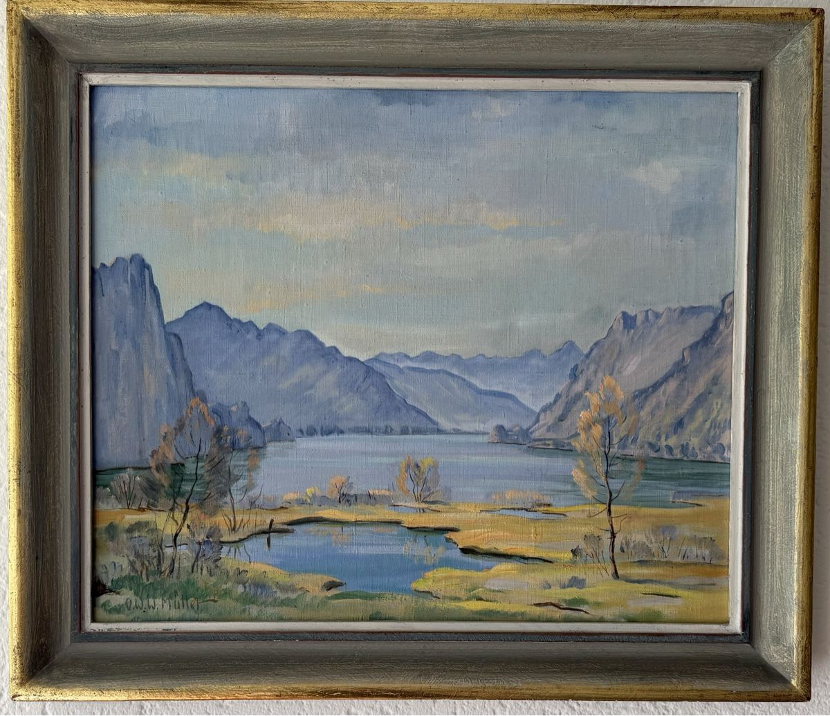 Dipinti: Müller O.W.W. Oelgemälde Brienzersee – Usato da Bern venduto da vas_tw9r