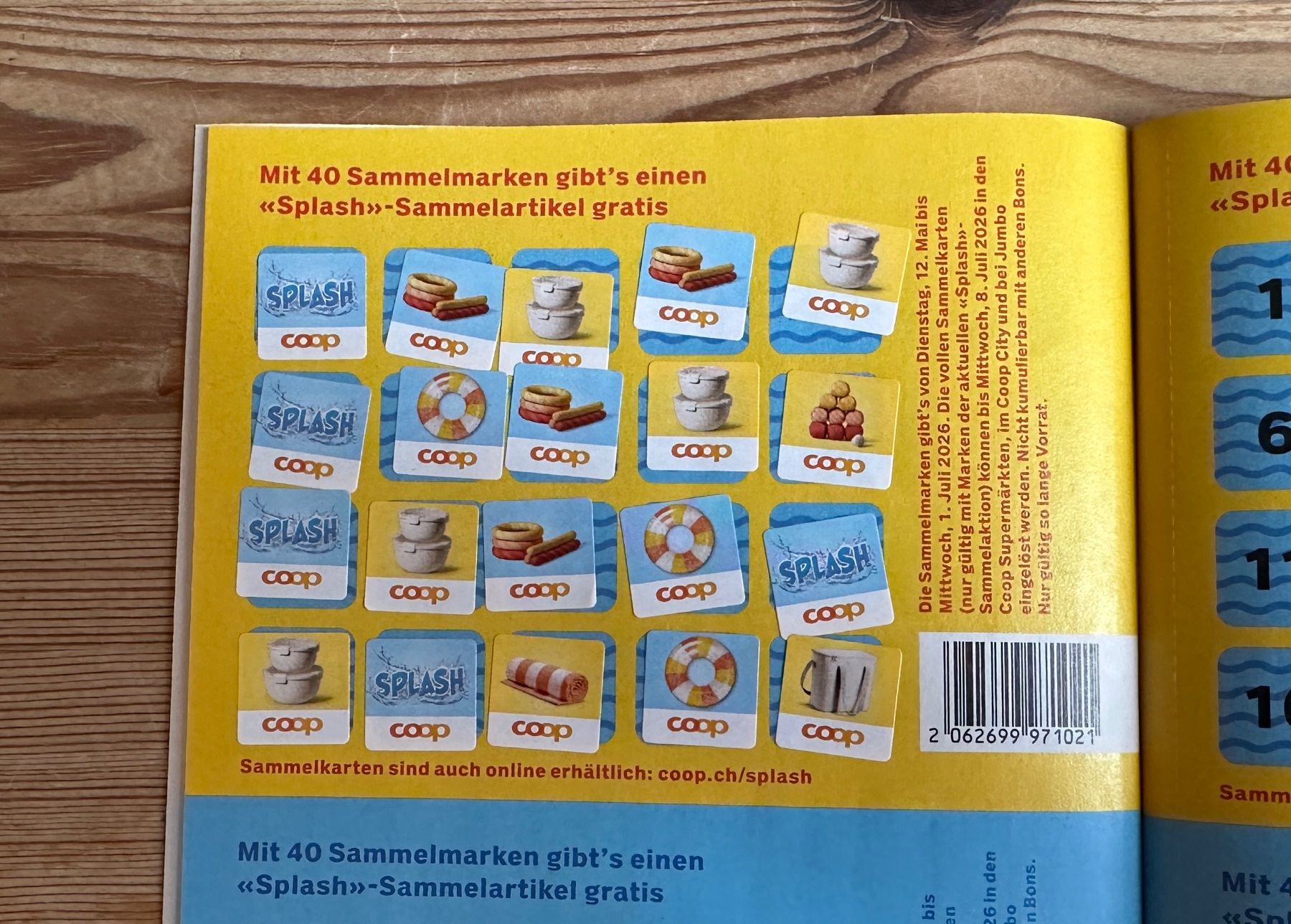 Coop Raccolte di bollini & punti: 1 volle Coop Splash Markenkarte – Nuovo (secondo la descrizione) da Möhlin venduto da Claudia241 1