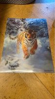 Wunderschönes Tigerbild von, Winterimpression