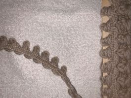 Borte Band spitze beige braun 14