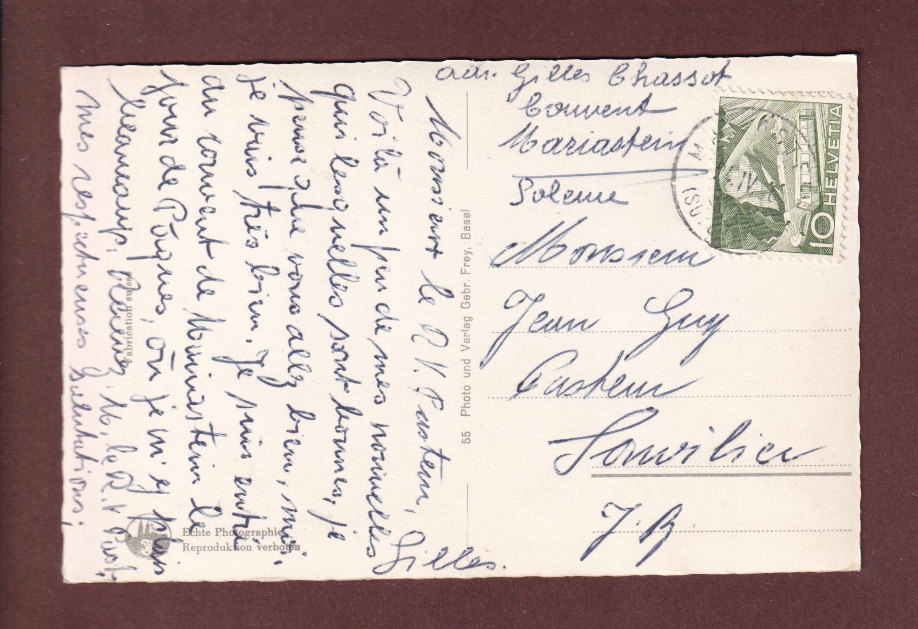 Ansichtskarten: MARIASTEIN - 9 Bilder - 1956 – Gebraucht aus Pully von nicecards-shop 1