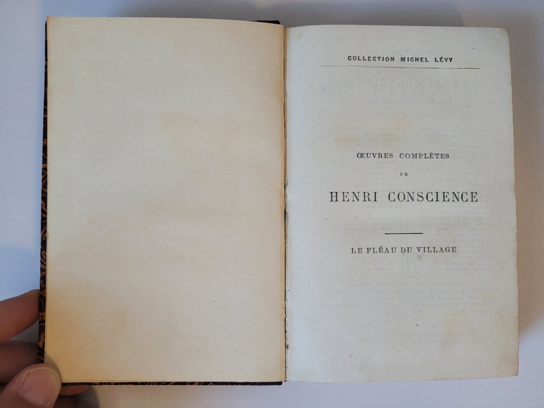 Bücher: Le Fléau du Village, Henri Conscience, édition 1873 – Gebraucht aus Vulliens von macgama 1