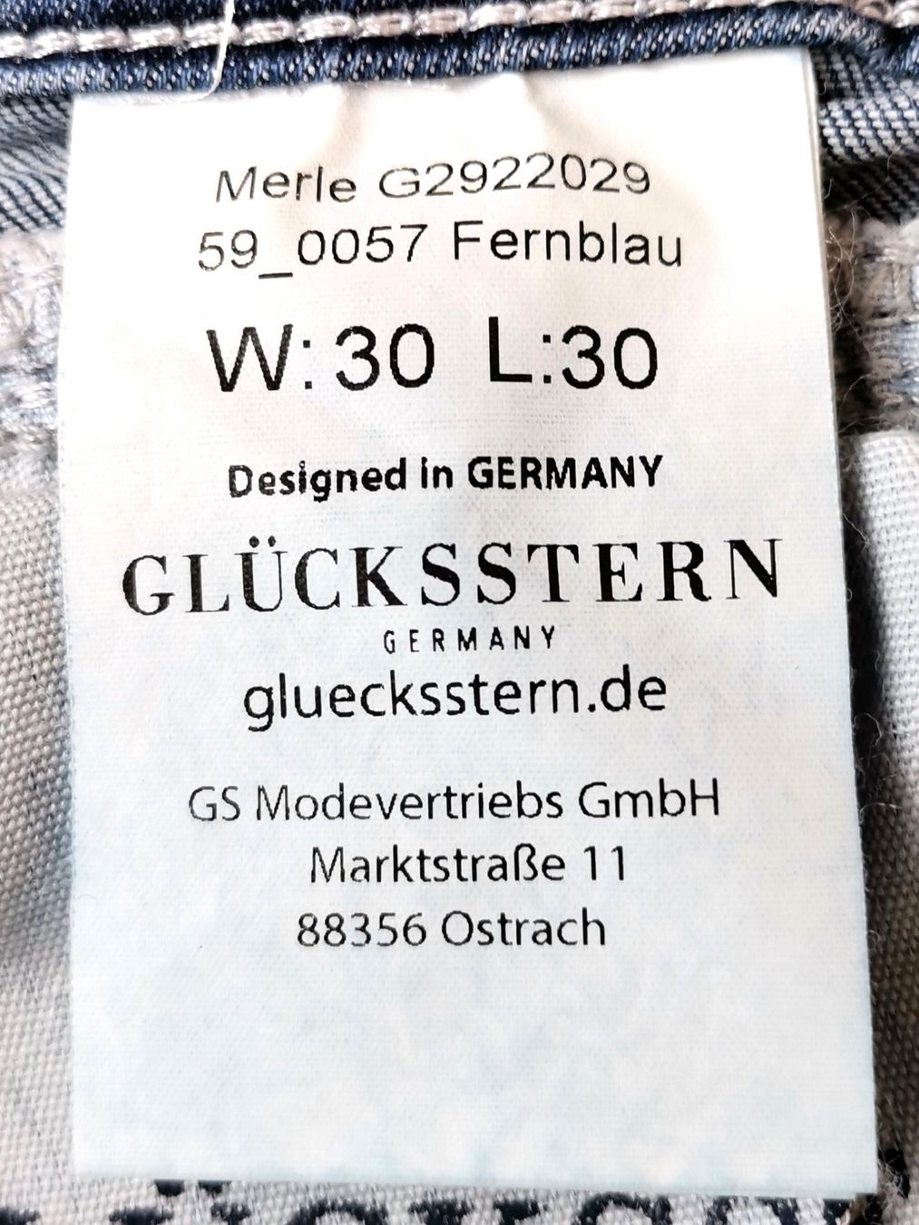 Jeans: GLÜCKSSTERN Jeans Modell "Merle" Gr. W30/L30 – Usato da Schaffhausen venduto da Restwert_SH 6