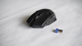 Funkmaus TeckNet schwarz mit USB-Empfänger gebraucht