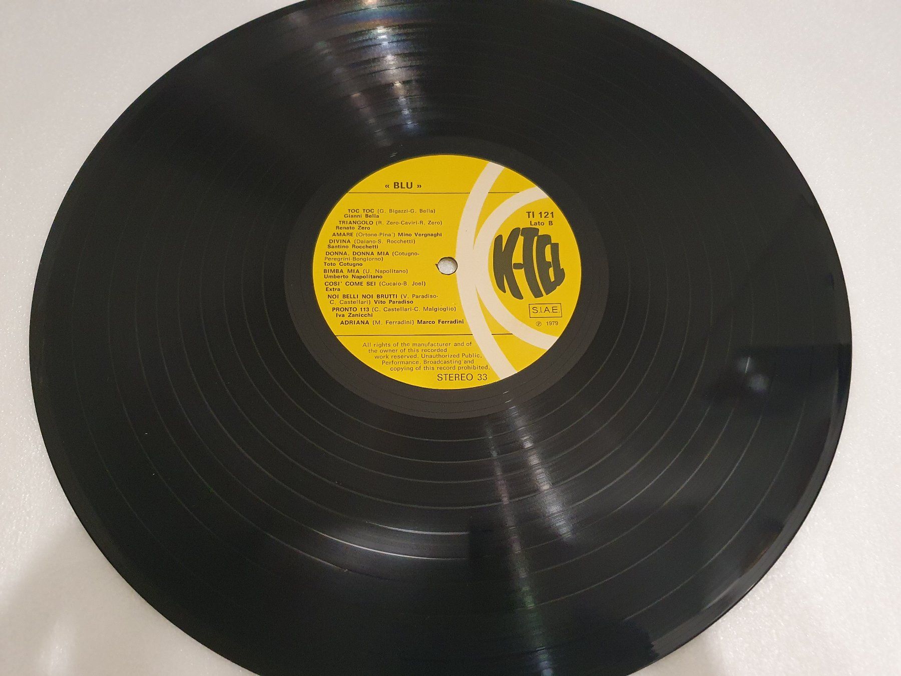 Dischi in vinile: Blu - 20 Successi 20 – Usato da Uster venduto da Vinyl-Leidenschaft 4