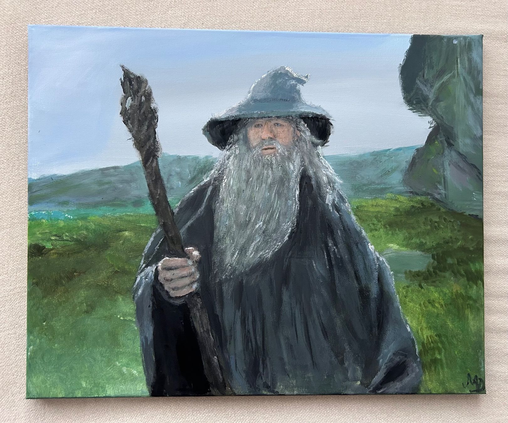 Dipinti: Gandalf the Grey Gemälde 40x50cm – Nuovo e nell'imballaggio originale da Pfäffikon SZ venduto da Andrei_Moro_Kunst 1