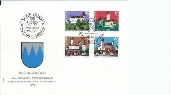 Tutti i francobolli: 1979 Pro Patria – Usato da Trübbach venduto da Sammer51