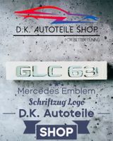 Mercedes AMG GLC63 Emblem Schriftzug Logo aus ABS NEU Chrom