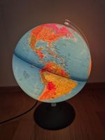 Globus, drehbare Weltkarte mit Licht
