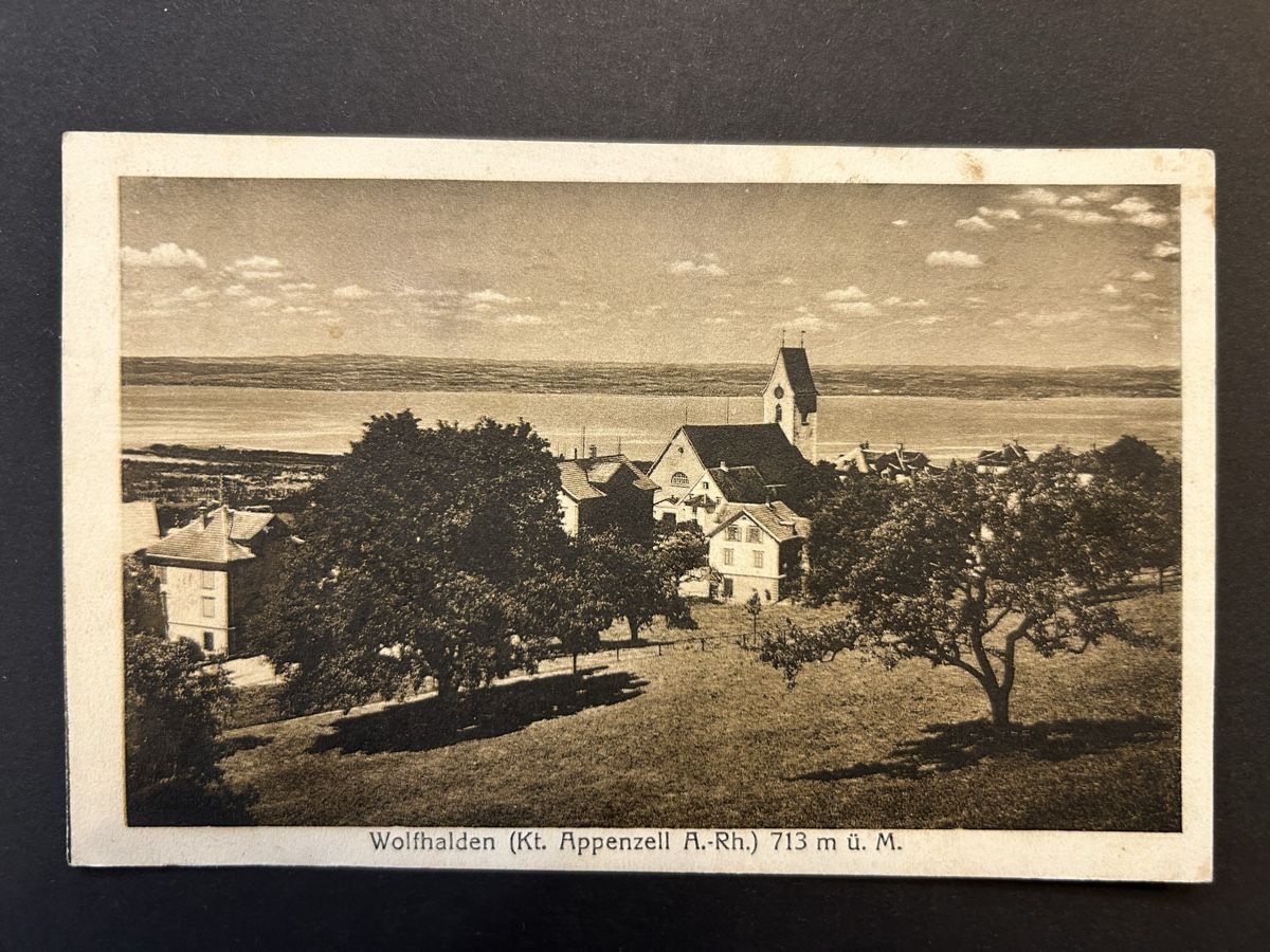 Cartoline postali: Wolfhalden App. 1929 – Usato da Fanas venduto da Alessio11