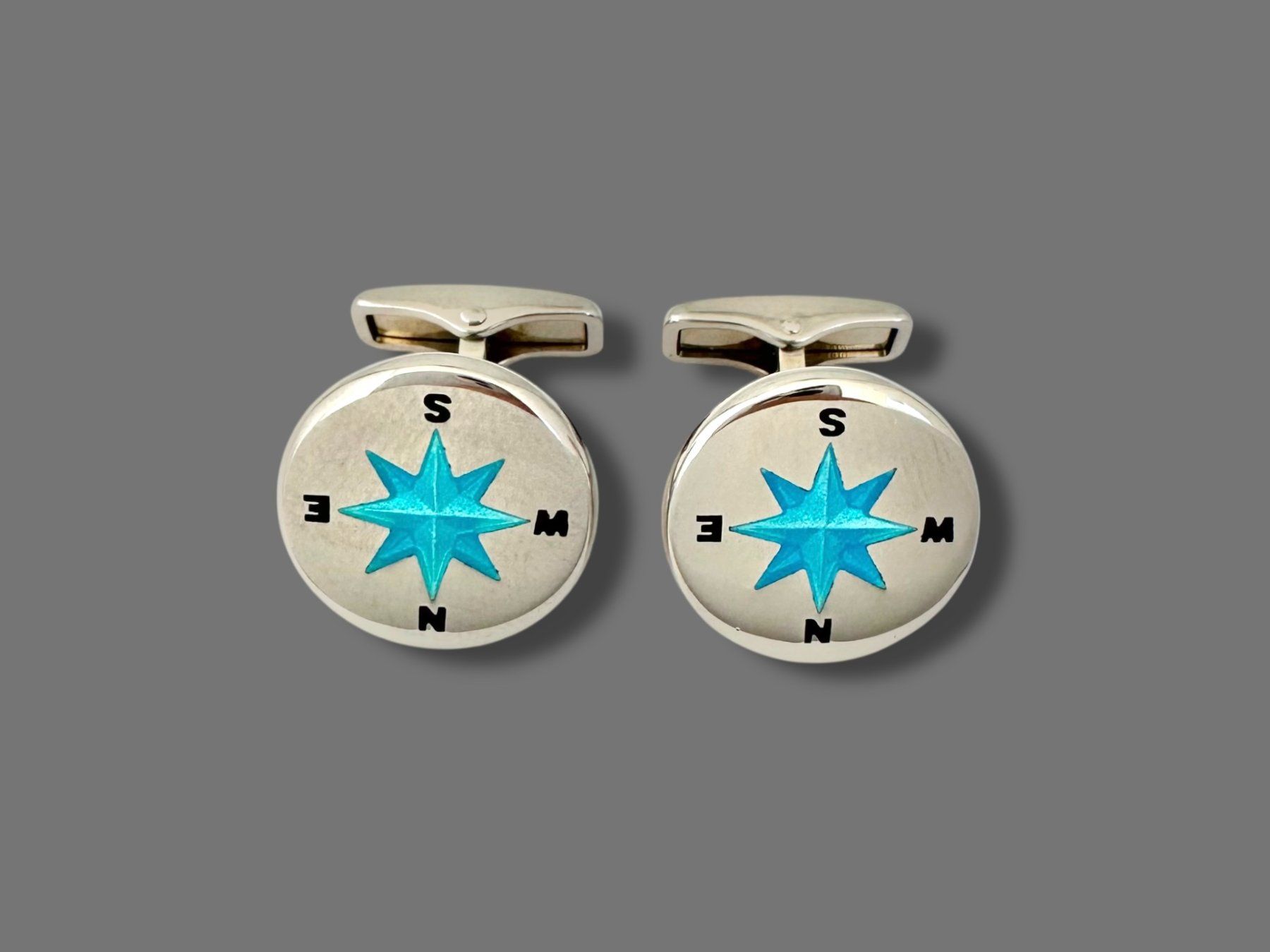Dunhill Gemelli: Dunhill Sterling Silber - Vintage Cufflinks – Usato da Zuzwil SG venduto da artimmo