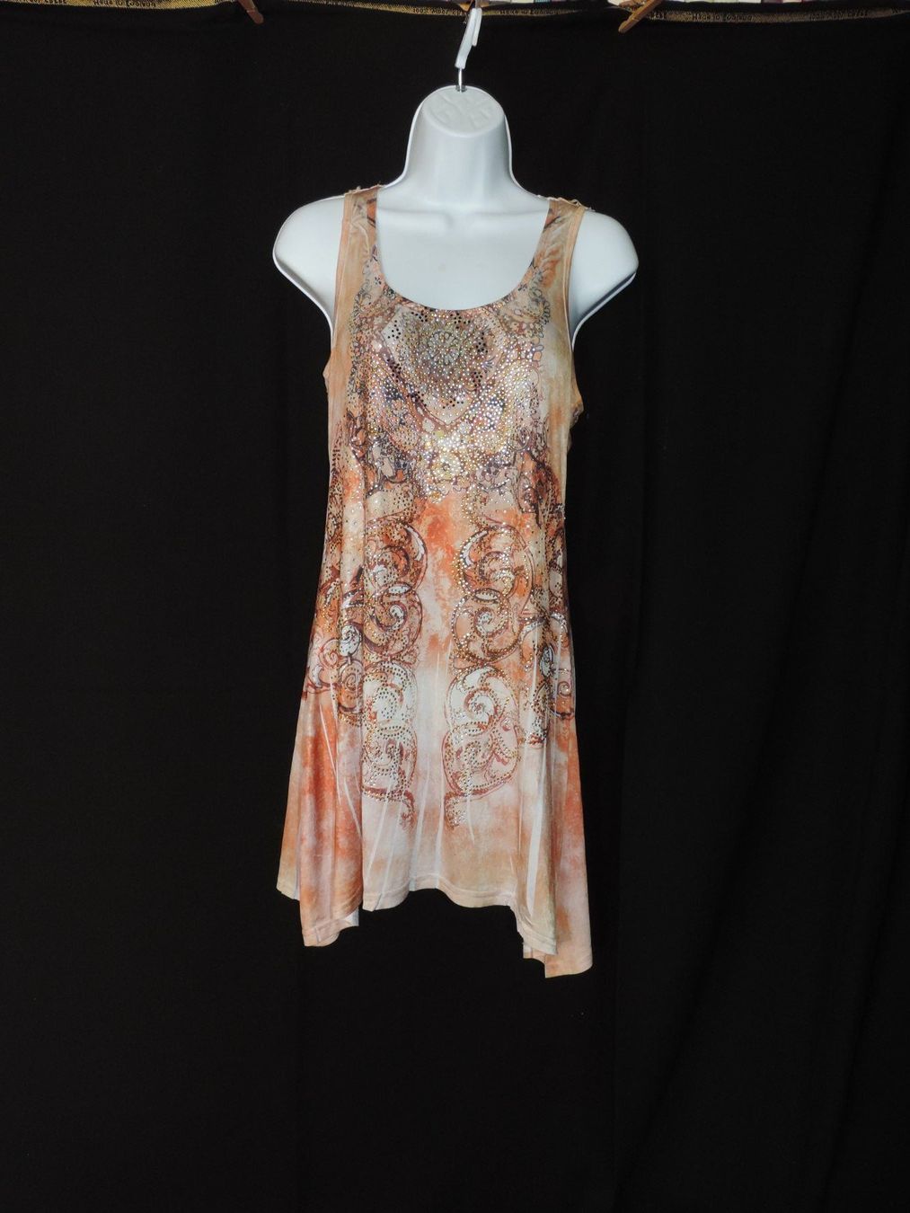 Kleider: robe orange à strass – Gebraucht aus Genève von Axelle333 5