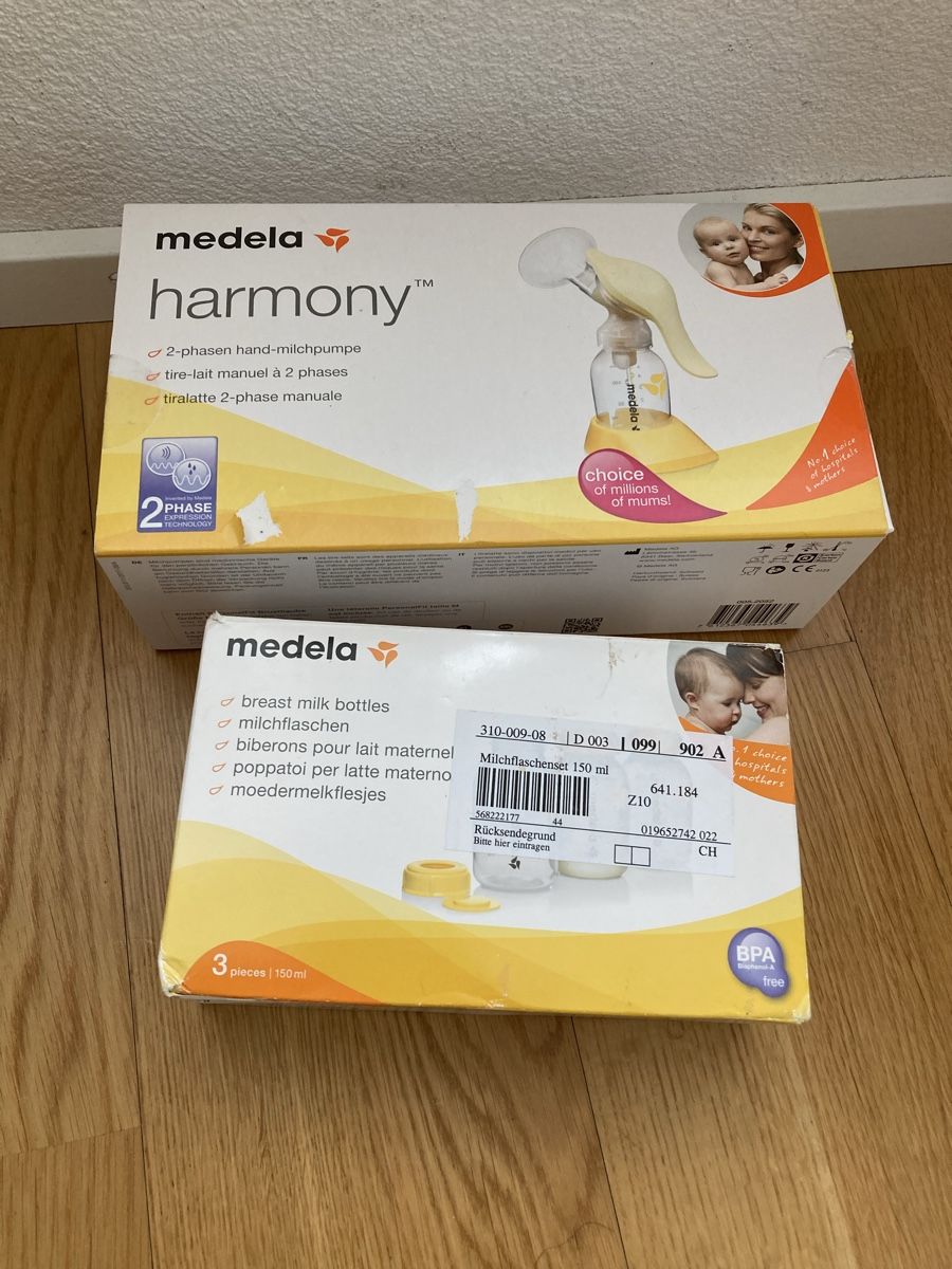 Medela Accessori per l’allattamento: Tiralatte manuale Medela Harmony con accessori – Usato da Wabern venduto da Pamela68 1
