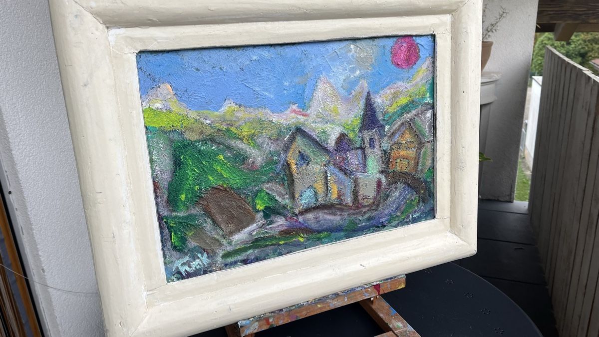 Gemälde: Ölgemälde expressionistisch Funk München  – Gebraucht aus Erzingen von takoma66 5