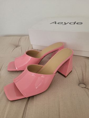 Aeyde Berlin Pantoletten Rosa Gr.38 Neue  Sommer 🌞