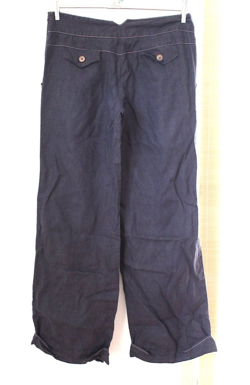 Pantaloni: Damen Hose, vermutlich Leine ? ev. Gr. M/L – Usato da Locarno venduto da madame-tus-sauds 3