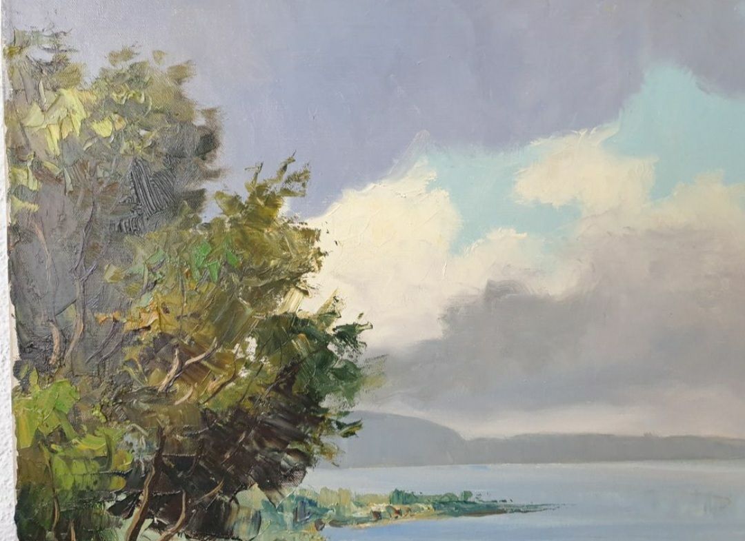 Gemälde: Landschaft, Öl. Autor unbekannt. – Gebraucht aus Bern von ell_zz8b 4