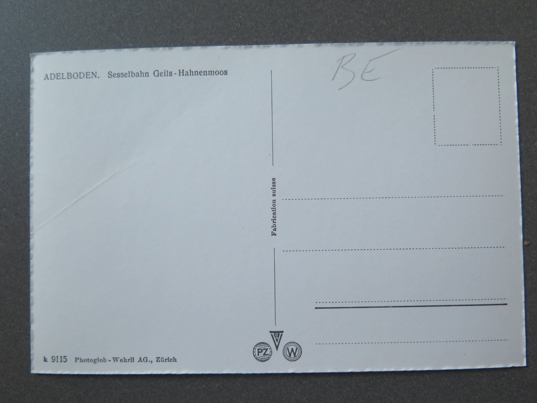 Cartoline postali: ADELBODEN - SESSELLIFT GEILS - SAURER-POSTAUTOS – Usato da Wittenbach venduto da lipasal 2