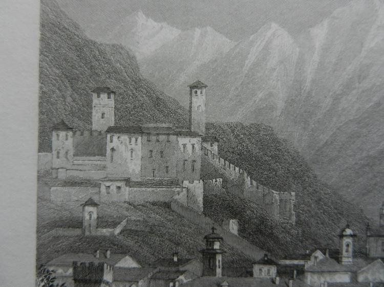 Incisioni: Bellinzona Castelli Ticino – Usato da Risch venduto da Rischli15 8