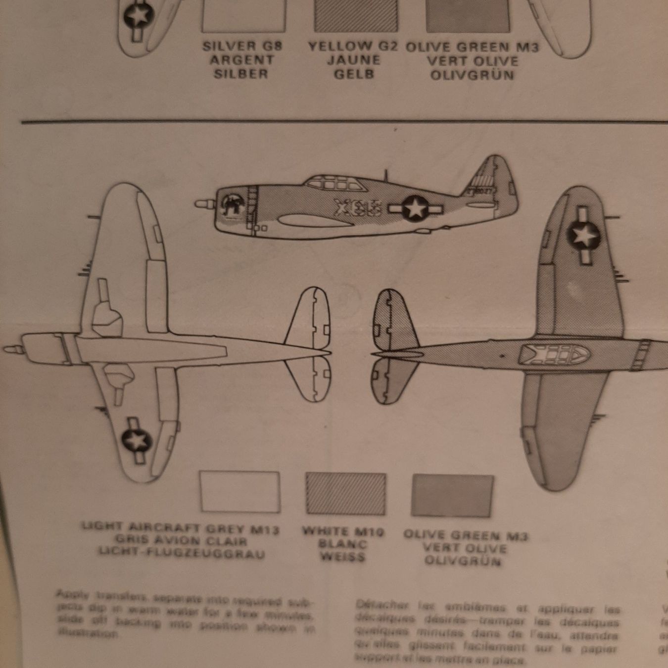 Airfix Kit di modellismo & Modellini statici: 1300 ... Republic P-47 D Thunderbolt ... Airfix 02055 – Usato da Bonstetten venduto da Benibanny59 2
